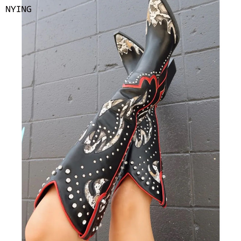 Western Cowgirl Boot - 2025 Botas altas hasta la rodilla