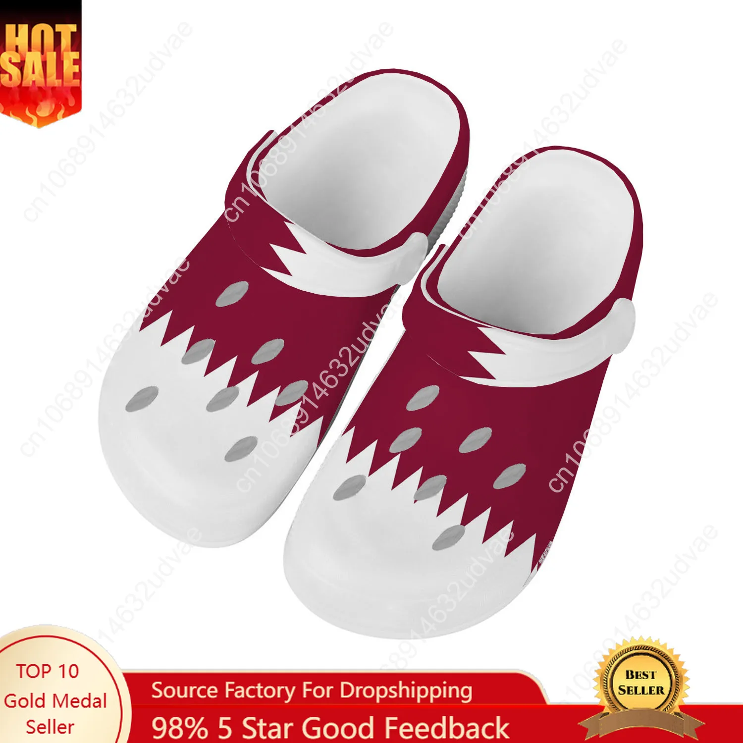 Women Shoes Qatar - Zapatos de agua con bandera nacional