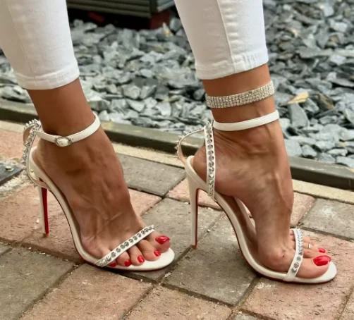 Sandalias de tacón súper alto  - Women'S Shoes Red Bottoms reseña y precio