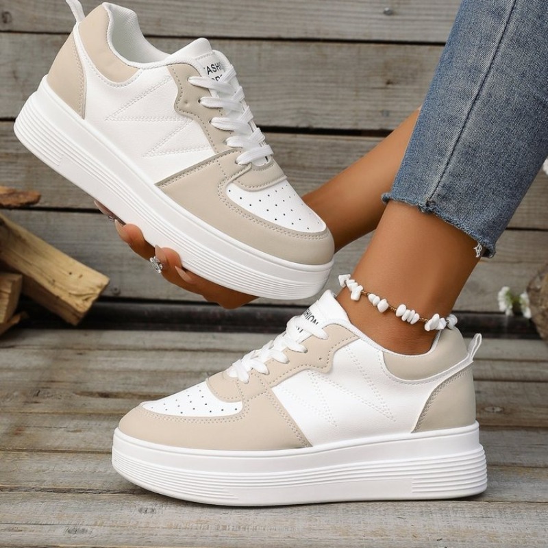 Zapatillas Deportivas de Plata - Platform Sneakers Chunky reseña y precio