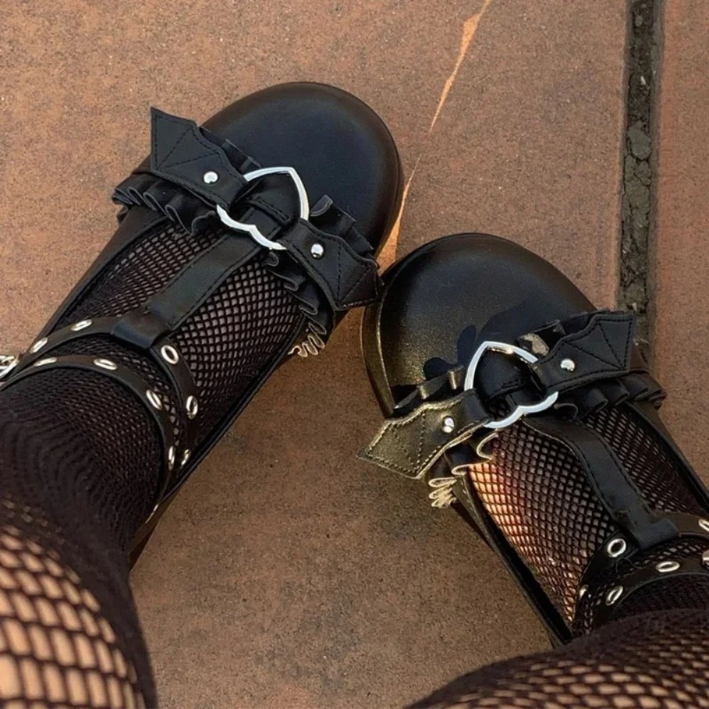 Nuevos Zapatos Mary Janes con  - Platform Sneakers Chunky reseña y precio