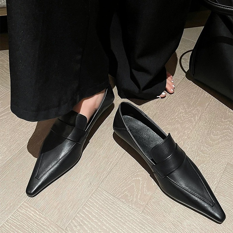 Zapatos de tacón bajo con punt - Women Shoes Formal reseña y precio