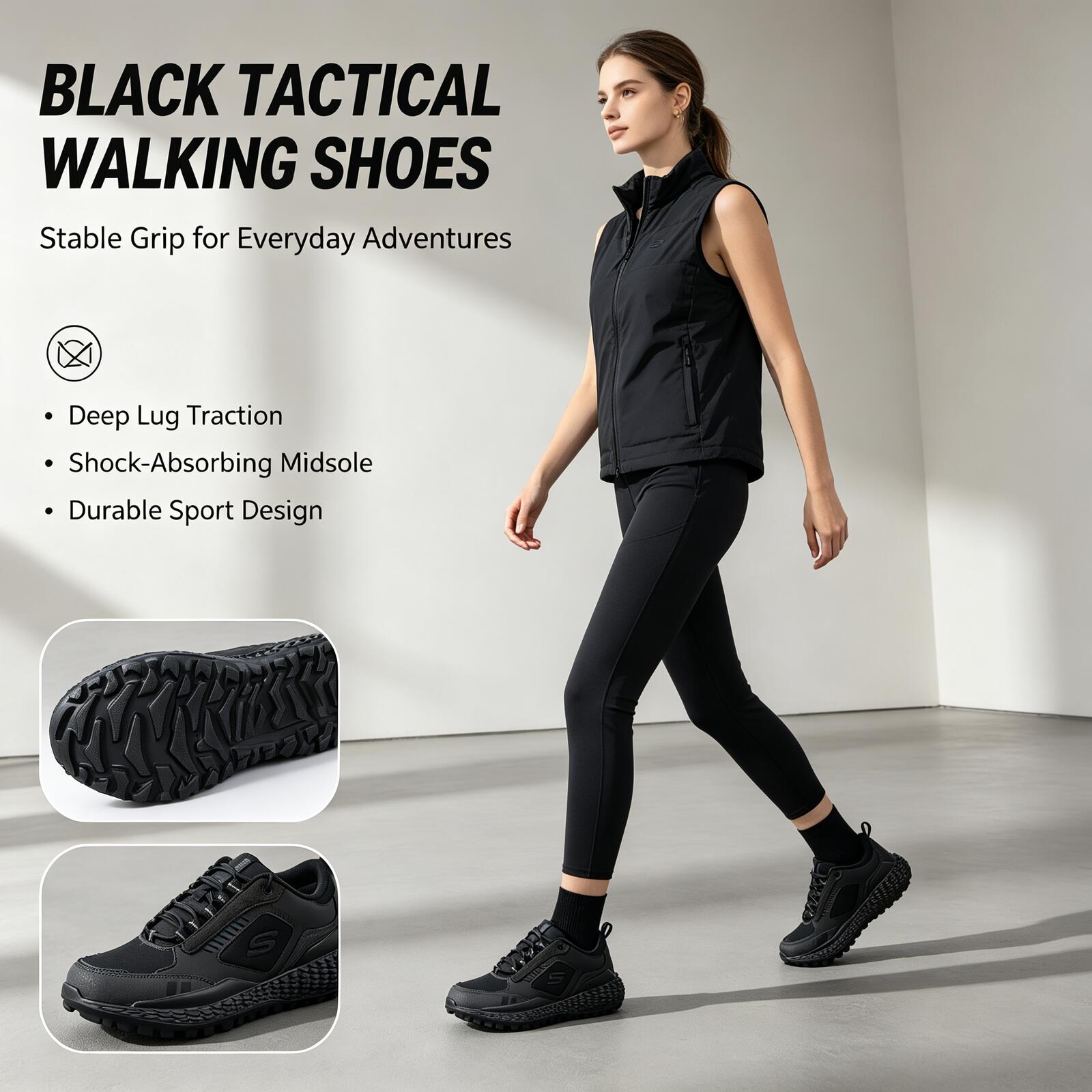 Zapatillas Skechers Negras Tod - Women Shoes Skechers reseña y precio