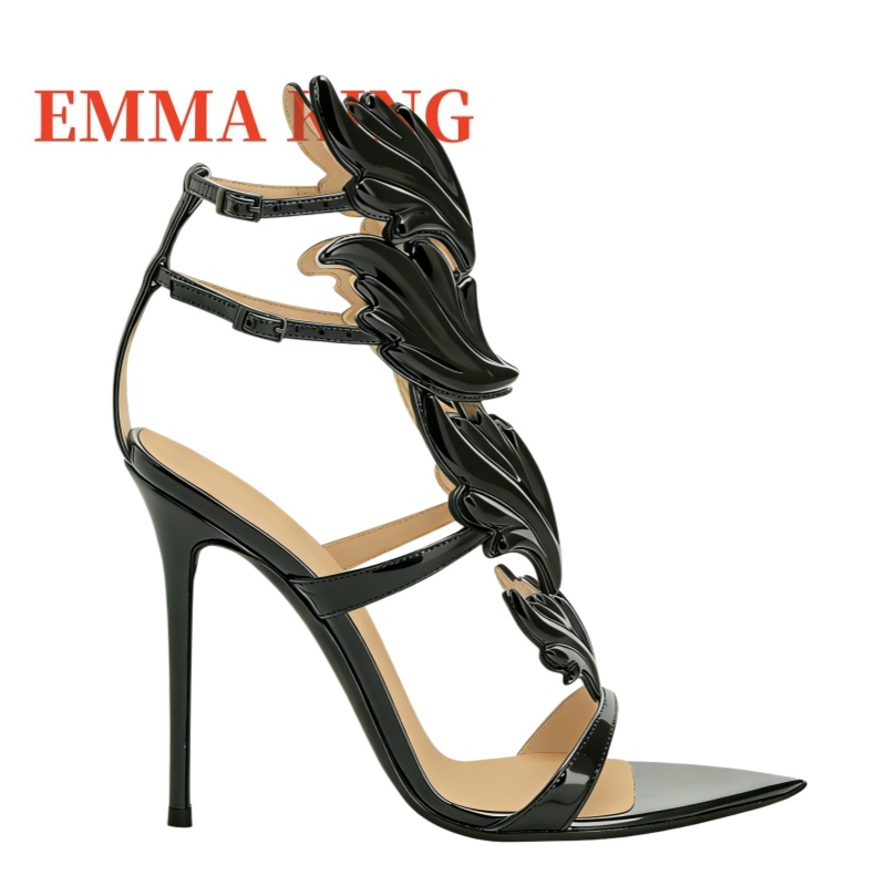 Sandalias de tacón alto metáli - Metallic Heel Sandal reseña y precio