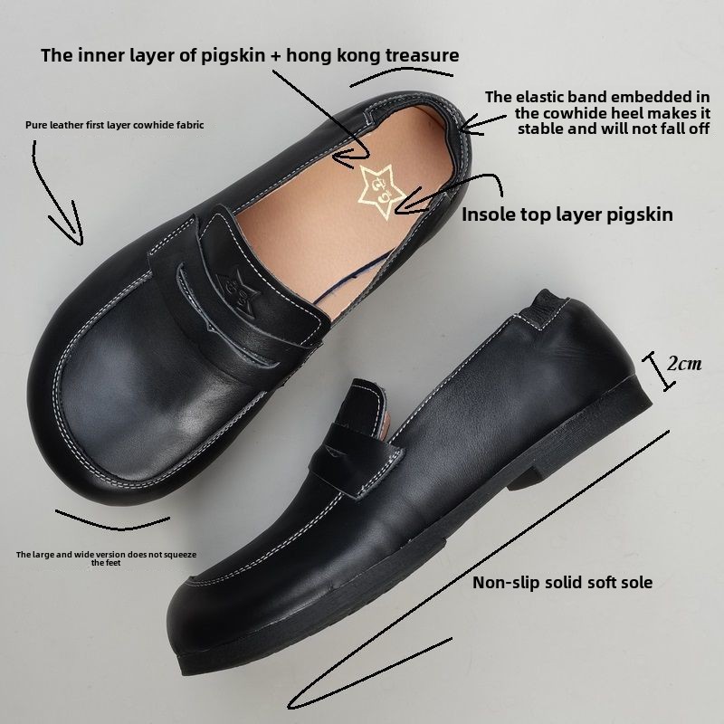 Zapatos anchos de cuero Natura - Women Shoes For Big Feet reseña y precio