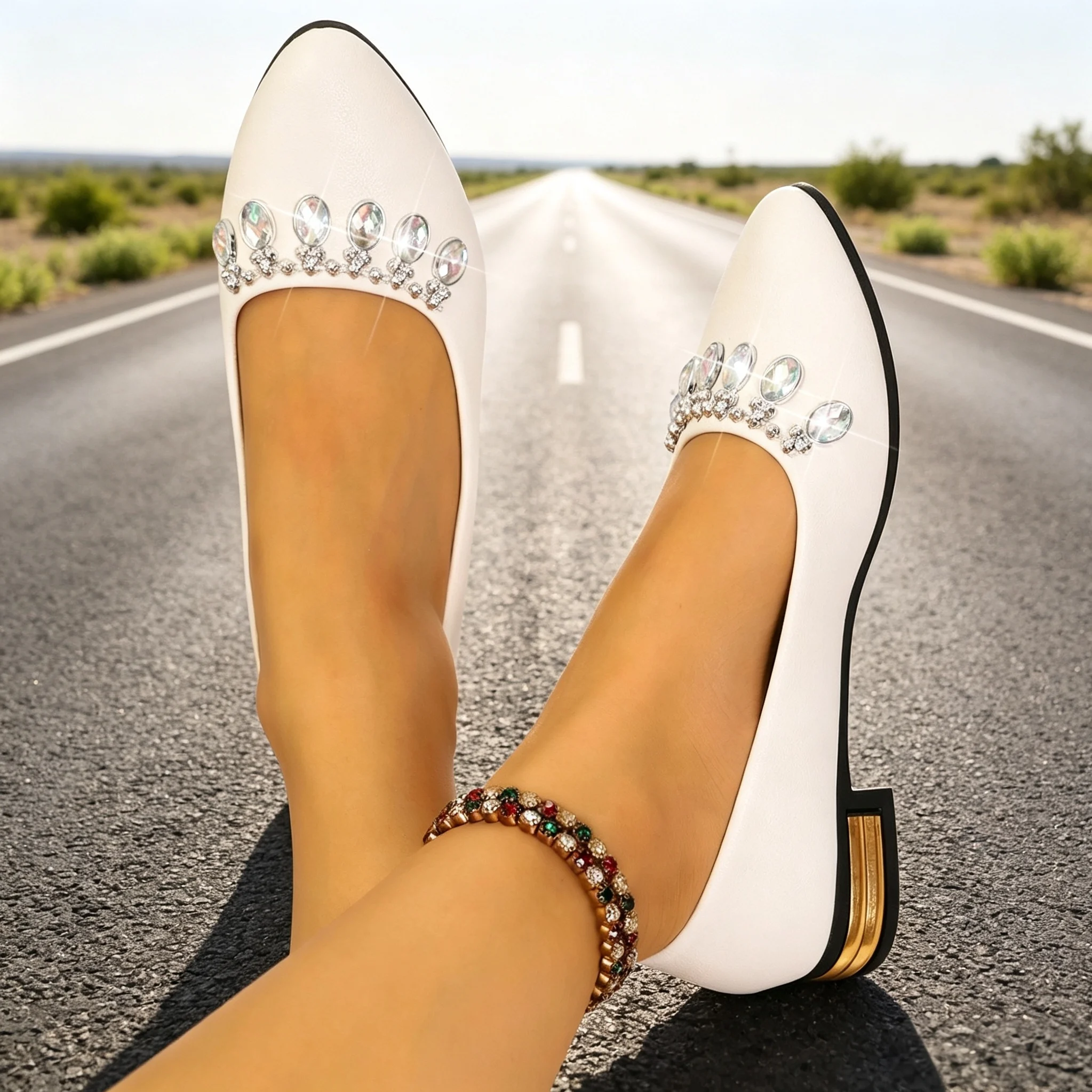 Zapatos Planos de Mujer con Pu - Women Shoes Heels reseña y precio