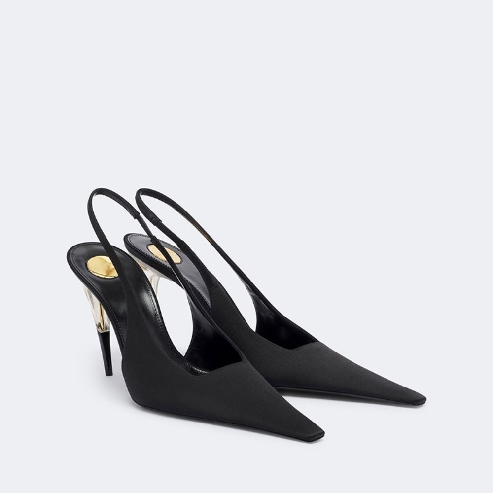 Zapatos de tacón de aguja con  - Clear Strap Heel reseña y precio
