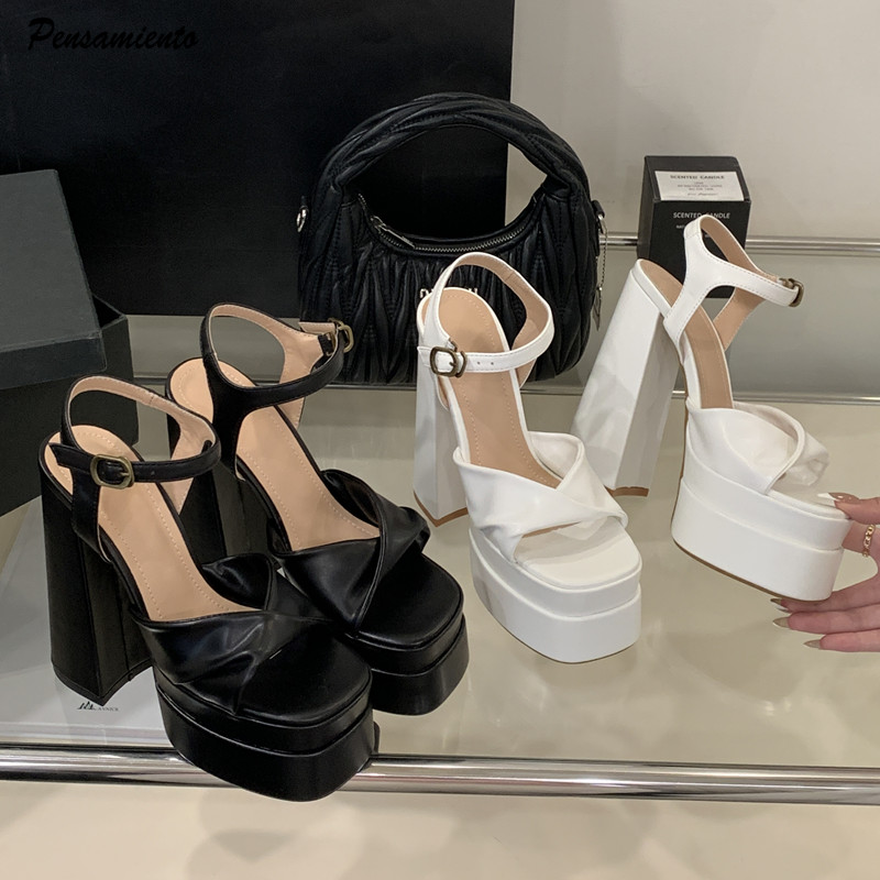 Sandalias de gladiador con pla - Platform Sneakers Chunky reseña y precio