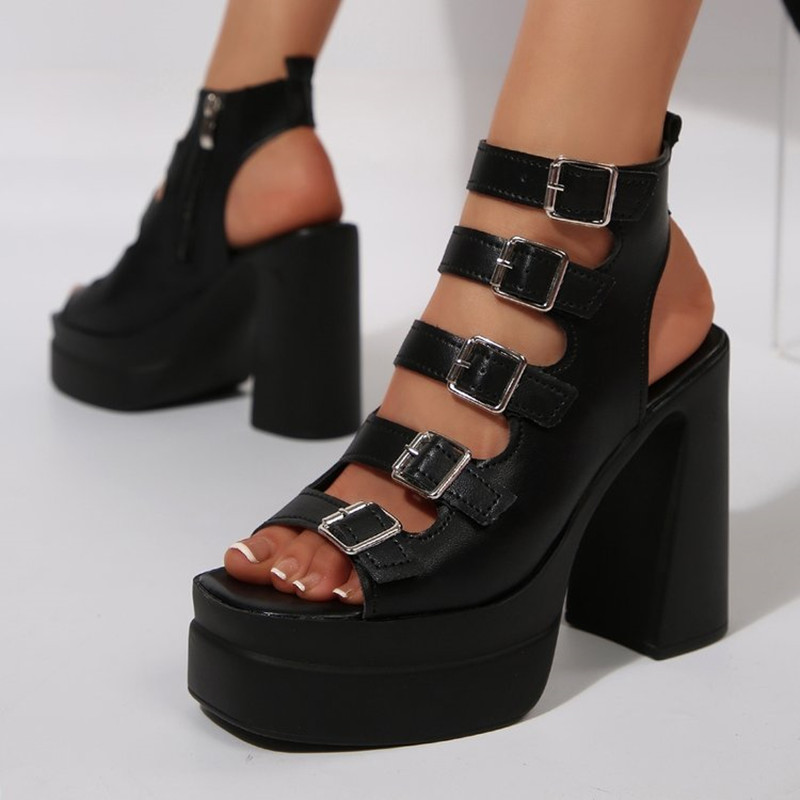 Sandalias de Mujer de Verano c - Metallic Heel Sandal reseña y precio