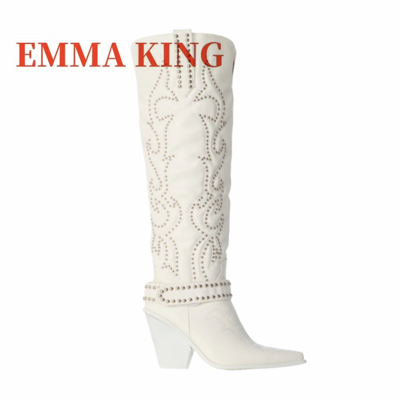 Botas altas hasta la rodilla c - Western Cowgirl Boot reseña y precio