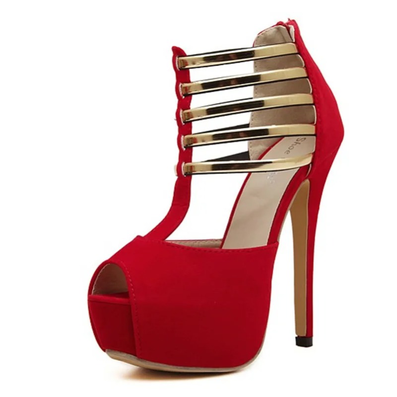 Zapatos de Mujer de 13 cm, Zap - Metallic Heel Sandal reseña y precio