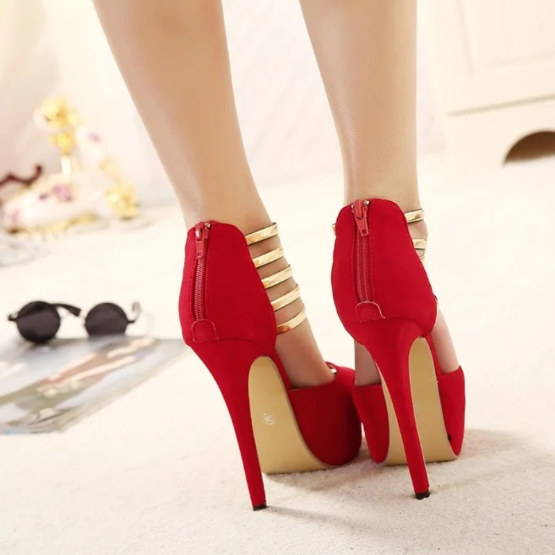 Zapatos de Mujer de 13 cm, Zap - Metallic Heel Sandal reseña y precio