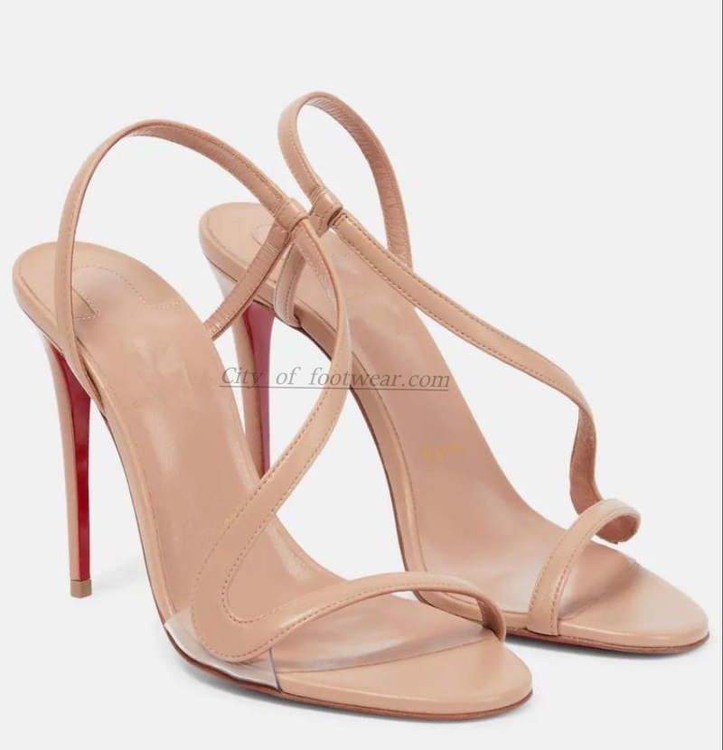 Sandalias sexys de cuero metál - Metallic Heel Sandal reseña y precio